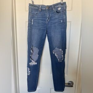 American Eagle Outfitters Distressed Skinny Jeans